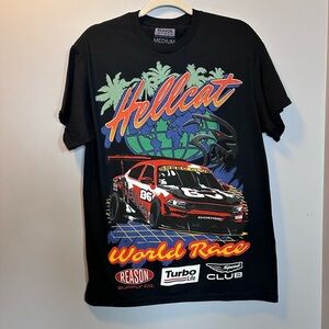 Hellcat World Race Graphic Tee Shirt new no tag women